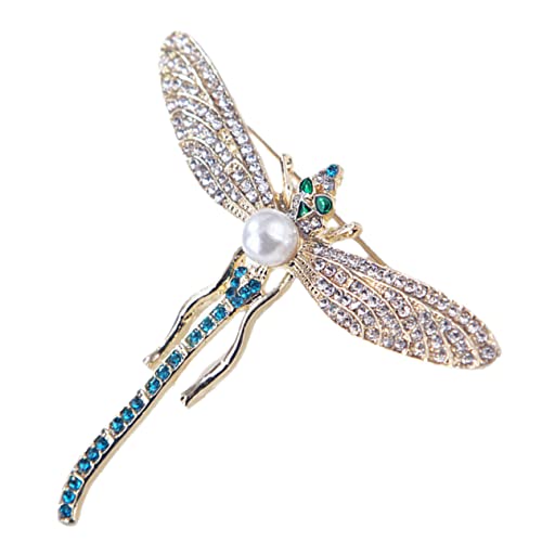 Homoyoyo Libellenbrosche Mit Strass Für Damen Kleidung Revers Pin Schal Hut Brosche Nadel Anstecknadeln Broschen Kleidungsabzeichen von Homoyoyo