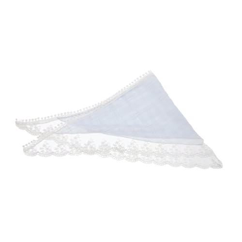 Homoyoyo Dreieckiges Kopftuch - Französisches Vintage Haarbandana Dekoratives Stirnband Halstuch Schal-haarband Nicht-spitze Für Stylische Outfits von Homoyoyo