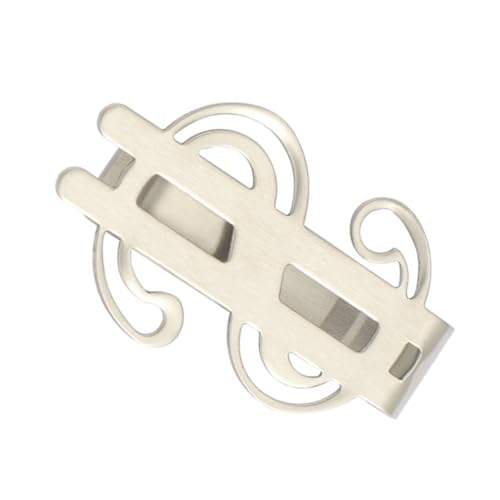 Homoyoyo Edelstahl Silber Geld Bargeld Clip Metall Geld Clip Große Geld Clip Bill Binder Geld Clip von Homoyoyo