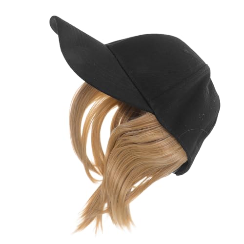 Homoyoyo Einstellbare Baseballcap mit Kurzer Gerader Perücke aus Hochtemperaturbeständigem Fasermaterial Modisches Einteiliges Haar Accessoire für Damen Ganzjahres Sonnenschutz Vielseitig Homoyoyo Einstellbare Baseballcap mit Kurzer Gerader Perücke aus Hochtemperaturbeständigem Fasermaterial Modisches Einteiliges Haar Accessoire für Damen Ganzjahres Sonnenschutz Vielseitig von Homoyoyo