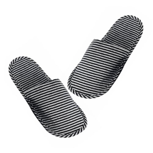 Homoyoyo Einweg Hausschuhe Herren Rutschfest Faltbar Reise Slippers Komfortable Spa Gästehausschuhe Leicht Tragbar für Hotel Indoor Outdoor von Homoyoyo