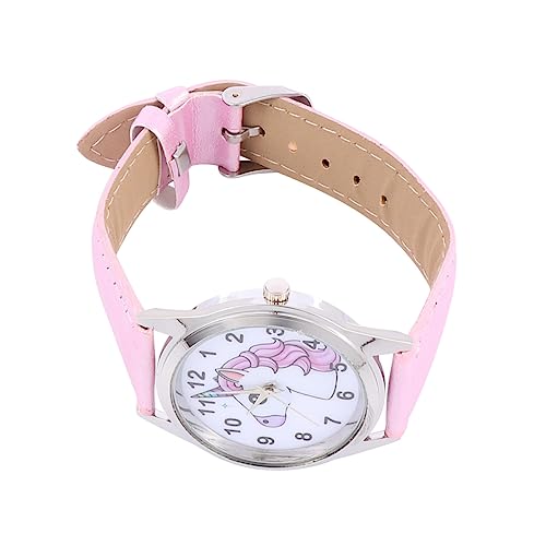 Homoyoyo Einzigartige Kinderuhr mit Muster Armbanduhr im Zarten Rosa für Perfektes zu Weihnachten oder Kindertag von Homoyoyo