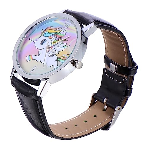 Homoyoyo Damenuhr Einhorn Quarzuhr Cartoon Armbanduhr mit Feiner Verarbeitung für Anlässe Wie Shopping und Verabredungen von Homoyoyo