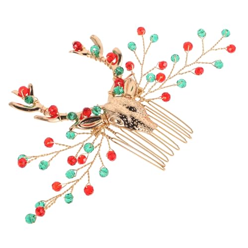 Homoyoyo Eleganter Damen Haarkamm mit Funkelnden Strasssteinen Handgefertigtes Metallaccessoire für Weihnachten Partys und Besondere Anlässe Wiederverwendbarer Haarschmuck für Stilvolle von Homoyoyo