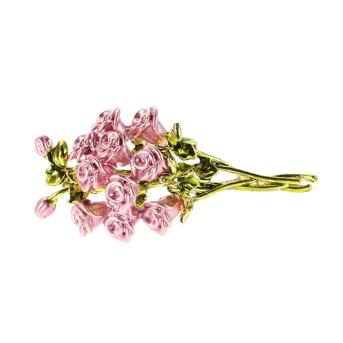 Homoyoyo Eleganter Rosenbroschen-ansteckschmuck: Modische Brosche in Form Eines Rosenstraußes Für Partys, Hochzeiten Und Bankette – Schmuck Für Anzug Und Blumenstrauß von Homoyoyo
