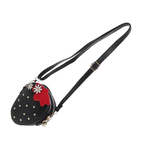 Homoyoyo Süße Kawaii Erdbeere Crossbody Handtasche Mädchen Schultertasche Fruchtform Pu Material Freisprecheinrichtung Design Mode Accessoire Für von Homoyoyo