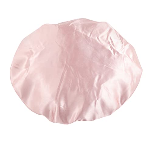 Homoyoyo Eva Wasserdichte Duschhaube mit Elastischem Saum Multifunktionale Badehaube für Damen und Mädchen Leicht Wiederverwendbar Passend für Verschiedene Kopfgrößen Rosa von Homoyoyo