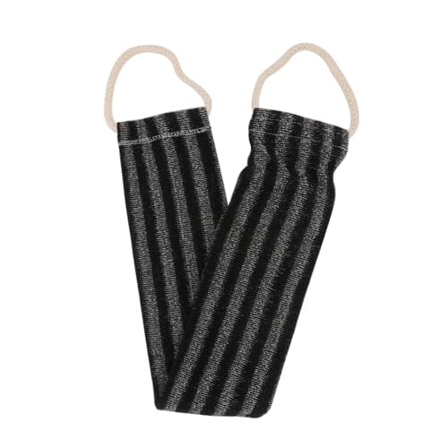 Homoyoyo Extra Langes Duschhandtuch mit Streifenmuster Körperreinigung und Peeling Weiches Langlebiges PP Material Praktisches Badetuch für Sanfte Massage und Intensives Hautpeeling für von Homoyoyo