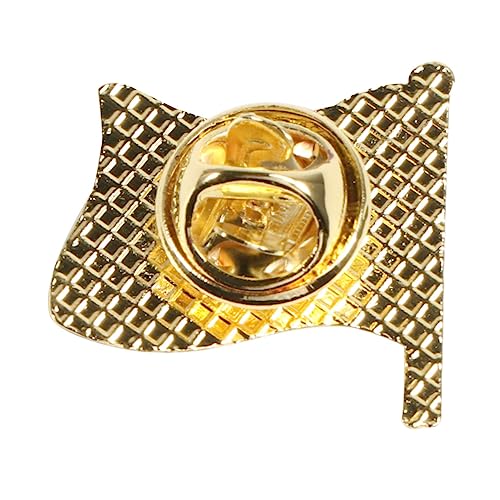 Homoyoyo Fahnenbrosche Nationalflaggenbrosche modische Zubehör Fahnennadeln Pin -Abzeichen Patch broschen für kleidung Kleiderabzeichen Metallstifte rot von Homoyoyo