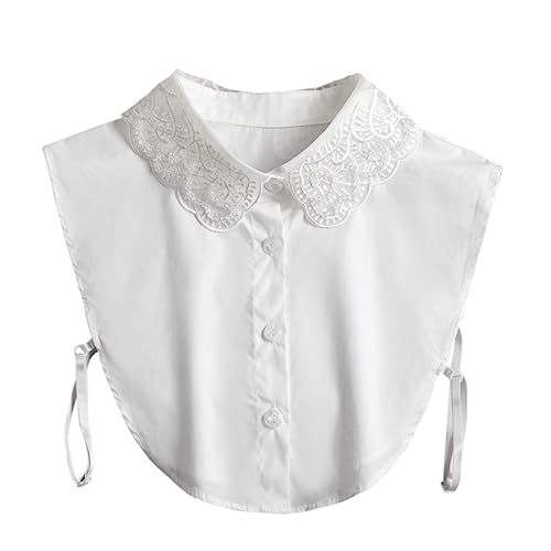 Homoyoyo Falscher für Damen Abnehmbarer Eleganter Hemdblusen für Blusen Kleider Pullover Wiederverwendbar Waschbar Sorgt für Formellen Look Komfort von Homoyoyo