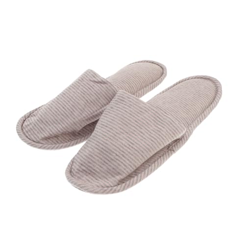 Homoyoyo Faltbare Leichte Baumwoll Reiseslipper für Damen Tragbare Hotel und Hausschuh Alternative Weiche Dünne Softsohle Bequem für Unterwegs und Camping von Homoyoyo