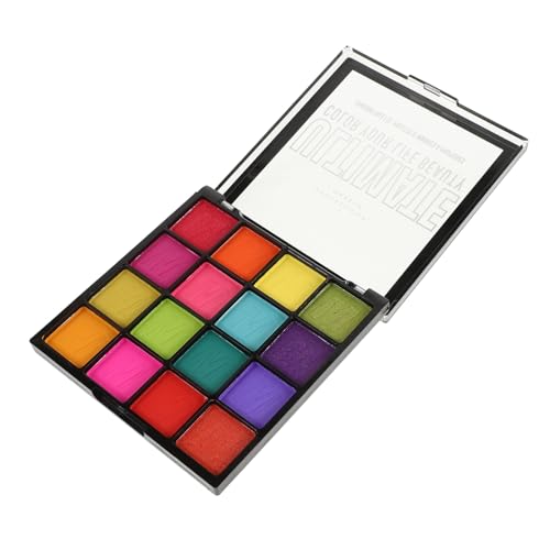 Homoyoyo Farben Lidschatten Palette Matte Perlmutt Bunte Make Up Palette Für Festival Halloween Bühne Dauerhaft Hochpigmentiert Für Frauen Mädchen Homoyoyo Farben Lidschatten Palette Matte Perlmutt Bunte Make Up Palette Für Festival Halloween Bühne Dauerhaft Hochpigmentiert Für Frauen Mädchen von Homoyoyo