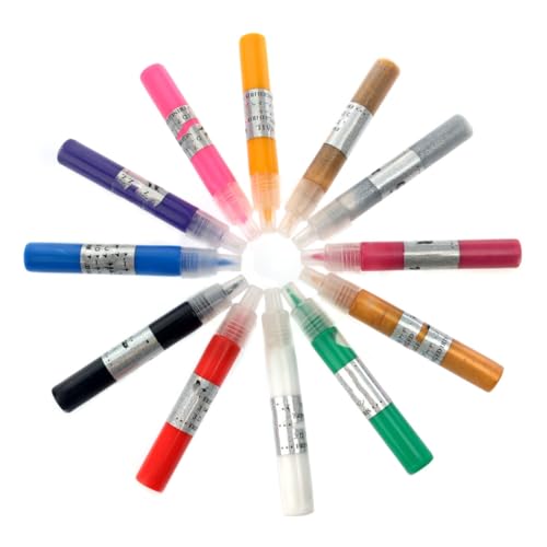 Homoyoyo Farben Uv Gel Acryl Tipps Nail Art Diy Malerei Polish Pen Set Für Nägel Selber Machen von Homoyoyo