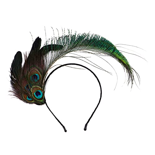 Homoyoyo Federkopfschmuck Karneval Stirnband Feder Haarband Party Kopfschmuck Aus Strapazierfähigem Material Gefertigt Für Maskeraden Halloween-partys Und Karneval von Homoyoyo