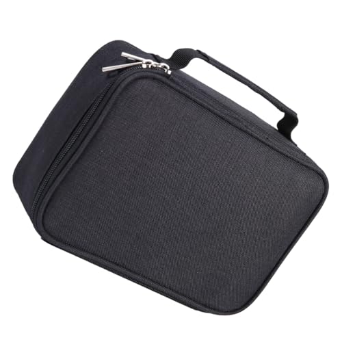 Homoyoyo Federmäppchen Große Kapazität Bleistift Beutel Quadratisch Vier Schichten Multifunktional Schwarz für Mädchen Jungen Erwachsene Kunst Büro Schule von Homoyoyo