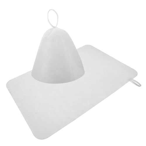Homoyoyo Saunahut Für Damen Und Herren Saunahauben Filzkissen Saunaunterlage Dicker Saunahut Zum Baden Praktisches Sauna Zubehör von Homoyoyo