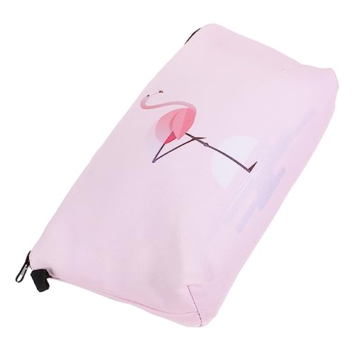 Homoyoyo Flamingo Kosmetiktasche Damen Tragbare Make Up Tasche Reise Kulturbeutel Leichtes Design mit Großem Fassungsvermögen für Business und Urlaub von Homoyoyo