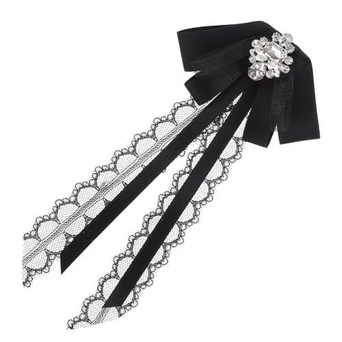 Homoyoyo Fliege Brosche für Damen mit Spitze Vielseitiges Accessoire für Anlässe Wie Dinnerpartys Hochzeiten Formelle Events Stilvolles von Homoyoyo