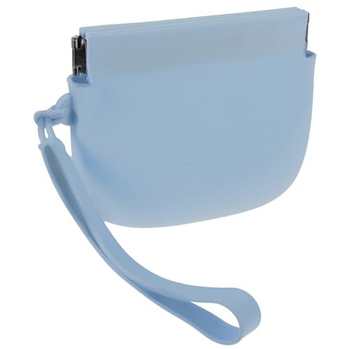 Homoyoyo Frauen geldbörse Dame Schlüssel Geldbörsen kleine Tasche Geldbörse für Reisen Kleine Geldbörse aus Silikon tragbare kleine Geldbörse tragbare Tasche Legierung Blue von Homoyoyo