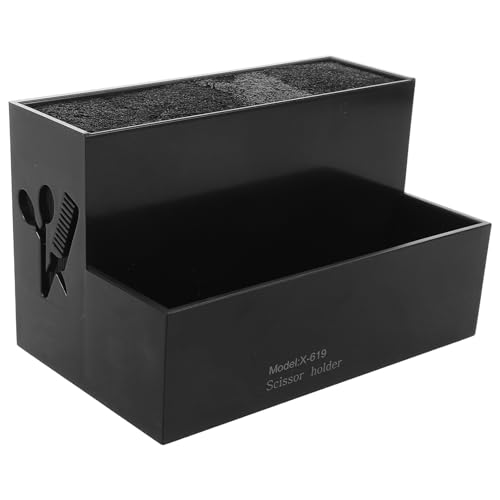 Homoyoyo Friseur-Organizer Mit Scherenhalter Für Friseure Schwarze Haarscheren-Organizer Box Multifunktionale Aufbewahrungsbox Für Salon-haarspangenhalter Und Werkzeughalter Für Kämme von Homoyoyo