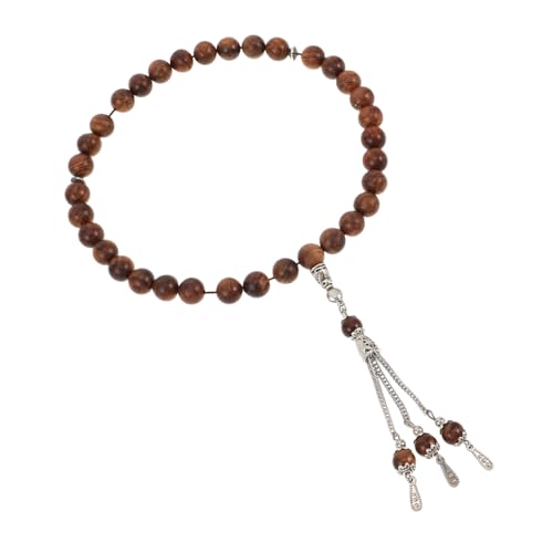 Homoyoyo Muslimisches Holzperlenarmband Mit 33 Perlen Exotisches Orientalisches Design Für Männer Und Frauen von Homoyoyo