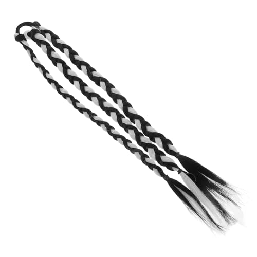 Homoyoyo Geflochtene Ponytail Haarverlängerung Damen Weiche Synthetische Kunsthaar Extensions mit Haarband Langlebig Komfortabel Natürlicher Look Geeignet für Alltag und Party von Homoyoyo