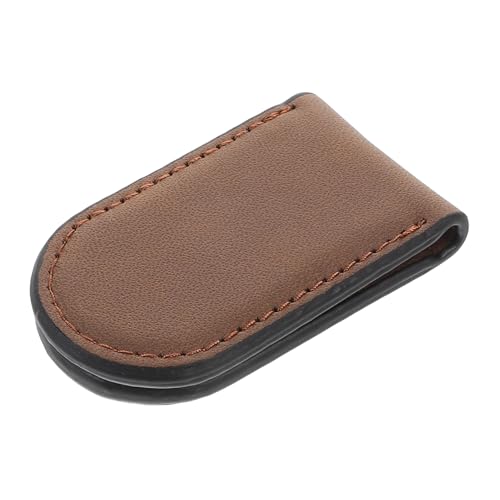 Homoyoyo Geldklammer Aus Pu-Material Tragbar Für Bargeld Und Karten Praktische Geldklammerhalter Geldscheinhalter-dekor Mit Magnetischer Befestigung von Homoyoyo