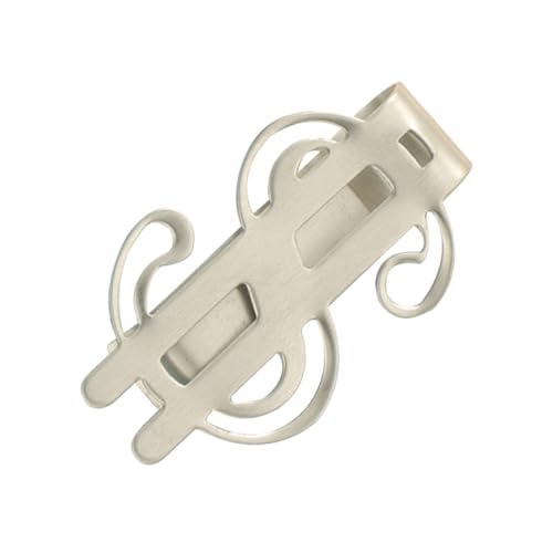 Homoyoyo Geldbörse aus Edelstahl Geldscheinbefestigungsclip Cash-Clip Geldscheinhalter Geldklammer Büroklammern Edelstahl -Geldclip Geldscheinklammer Rostfreier Stahl Silver von Homoyoyo