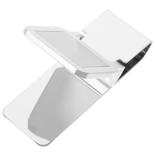 Homoyoyo Geldbörse aus Edelstahl Geschäft rostfrei Rechnung Falten Tasche Kartenhalter aus groß Geldklammer Kleiner Büroclip tragbarer Kleiner Clip Silber von Homoyoyo