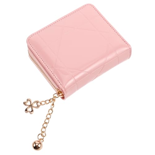 Homoyoyo Klein Geldbörse Damen Mit Reißverschluss Münzfach Stylische Pu-Leder Clutch Multifunktionales Portemonnaie Für Karten Und Kleingeld Elegantes Design Für Reisen Und Alltag von Homoyoyo