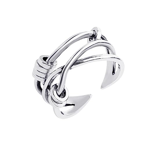 Homoyoyo Stress Perlen Für Frauen Verstellbar Offen Geometrische Kreuz Finger Feine Handwerkskunst von Homoyoyo