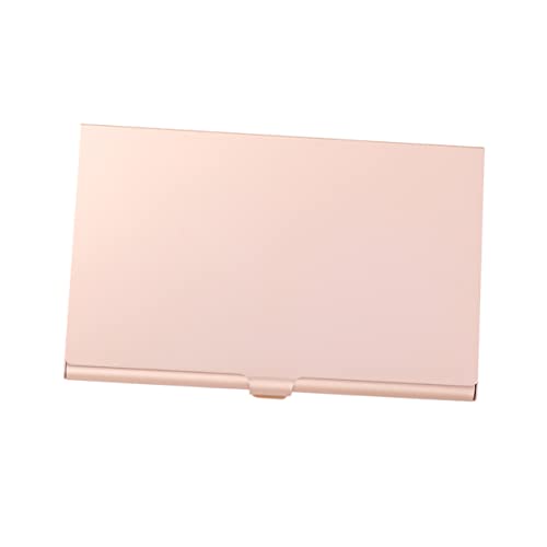 Homoyoyo Businesstasche Aus Metall Namenshalter Für Geschäft Halter Für Business Kartenetui Aus Aluminiumlegierung Desktop-Organizer Für Ausweise Und Kreditkarten von Homoyoyo