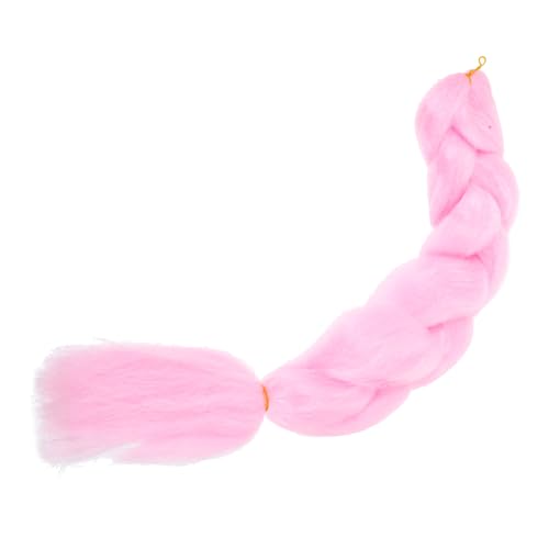 Homoyoyo Glowing Braided Twisted Hair Wig für Frauen Synthetische Leuchtende Zöpfe Langlebig Komfortabel Auffälliger Stil Glow in The Dark Einfach zu Tragen Modisches Haaraccessoire von Homoyoyo