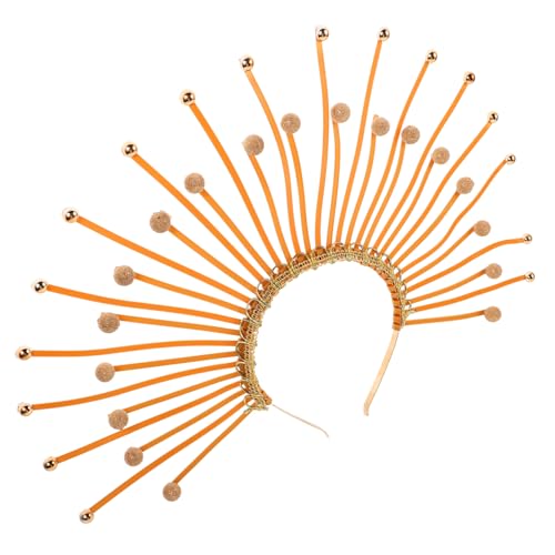 Homoyoyo Goldene Spiked Krone Haarreif für Damen Kopfband für Cosplay Partys Hochzeiten und Festivals Langlebiges Design von Homoyoyo