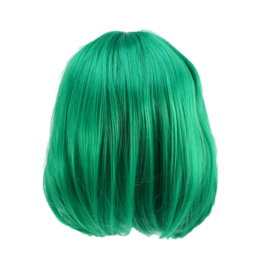 Homoyoyo Gradient Bob Perücke Damen Kurz Gerade Synthetische Haarfasern Hohe Temperatur Beständig Grün Für Alltag Party Cosplay Homoyoyo Gradient Bob Perücke Damen Kurz Gerade Synthetische Haarfasern Hohe Temperatur Beständig Grün Für Alltag Party Cosplay von Homoyoyo