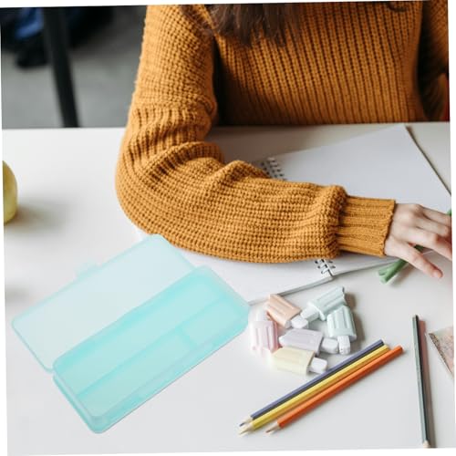 Homoyoyo Große Doppellagige Stiftebox aus Transparentem Mattiertem Kunststoff Hoher Fassungsvermögen Organizer für Stifte und Schreibwaren Robust Leicht für Schule Büro und Erwachsene von Homoyoyo