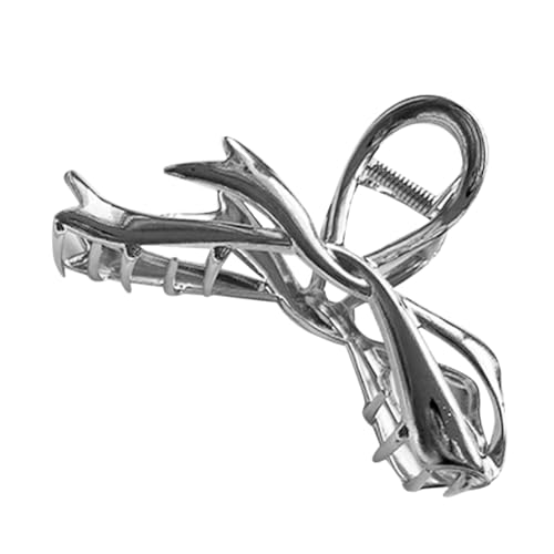 Homoyoyo Große Haarklammer Metall mit Schleifen für Damen und Mädchen Stabile Haarspange für Dickes Haar Eleganter Haarklaue Clip Robust und Rutschfest Modischer Schmuck für Alltag und von Homoyoyo
