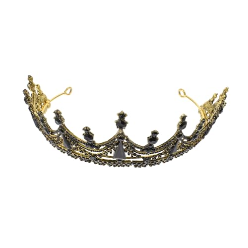 Homoyoyo Große Halbkreisförmige Strass Tiara für Damen Hochzeit Braut Prinzessin Haarreif Glitzernde Krone für Festliche Anlässe und Hochzeitsdekoration Langlebig und Leicht zu Tragen von Homoyoyo