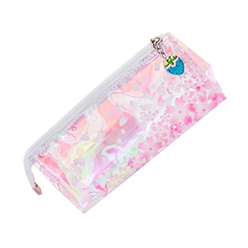 Homoyoyo Große Kapazität Federmäppchen mit Reflektierendem Kirschblüten Design Langlebige Schreibwaren Tasche für Schüler Kreatives Transparentes Umweltfreundliches Stiftemäppchen Homoyoyo Große Kapazität Federmäppchen mit Reflektierendem Kirschblüten Design Langlebige Schreibwaren Tasche für Schüler Kreatives Transparentes Umweltfreundliches Stiftemäppchen von Homoyoyo