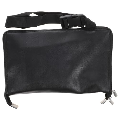 Homoyoyo Große Kapazität Kosmetik Organizer Tasche PU Leder Makeup Pinselhalter mit Reißverschluss Verstellbarer Gurt für Reise und Alltag Multifunktionale Schminktasche von Homoyoyo