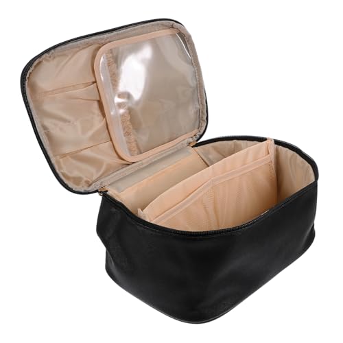 Homoyoyo Große Kapazität Make Up Tasche aus PU für Reisen Praktische Kosmetiktasche für Damen zur Aufbewahrung von Schlüsseln und Persönlichen Gegenständen Homoyoyo Große Kapazität Make Up Tasche aus PU für Reisen Praktische Kosmetiktasche für Damen zur Aufbewahrung von Schlüsseln und Persönlichen Gegenständen von Homoyoyo