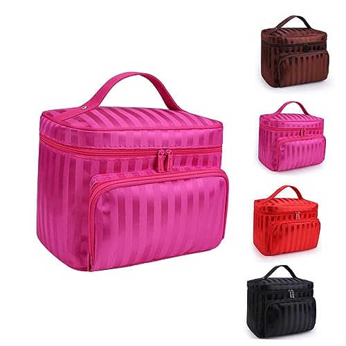Homoyoyo Große Kapazität wasserdichte Kosmetiktasche mit Reißverschluss Mehrschichtige Aufbewahrung für Reisen Geeignet für Lippenstift Zahnbürste und Andere Utensilien für Mädchen und Homoyoyo Große Kapazität wasserdichte Kosmetiktasche mit Reißverschluss Mehrschichtige Aufbewahrung für Reisen Geeignet für Lippenstift Zahnbürste und Andere Utensilien für Mädchen und von Homoyoyo