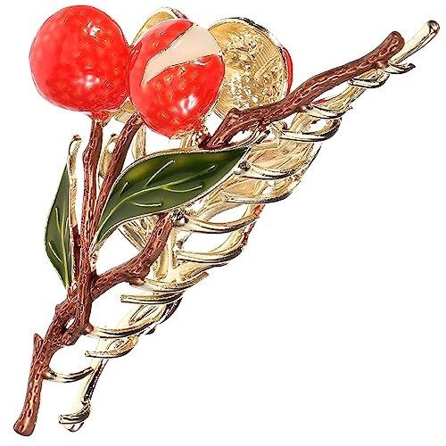 Homoyoyo Große Litchi Haarklammer mit Design Schmerzfreier Fester für Dünnes und Dickes Haar Praktische Haarkralle für Alltag Feierlichkeiten Wie Hochzeit und Geburtstag Modisches Damen von Homoyoyo