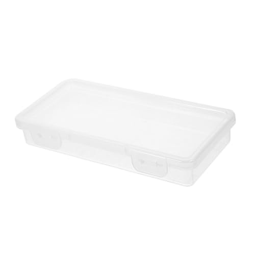 Homoyoyo Transparente Bleistiftbox Aus Kunststoff Tragbare Aufbewahrungsbox Für Schreibwaren Für Bleistifte Marker Und Pinsel Für Schule Und Zuhause von Homoyoyo
