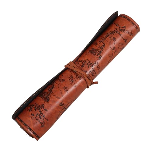 Homoyoyo Große Vintage Leinwand Stifterolle mit Kunstleder Tragbares Federmäppchen Kratzfester Stifte Organizer Leichter und Tragbarer Pencil Roll Up Case für Schule und Büro Homoyoyo Große Vintage Leinwand Stifterolle mit Kunstleder Tragbares Federmäppchen Kratzfester Stifte Organizer Leichter und Tragbarer Pencil Roll Up Case für Schule und Büro von Homoyoyo