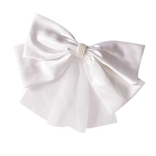 Homoyoyo Großer Haarschmuck Schleife Handgefertigtes Headpiece für Feierlichkeiten Fotografie Besondere Anlässe Stilvolles Haaraccessoire mit Einzigartigem Design Hochzeiten Partys von Homoyoyo