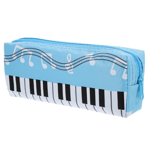 Homoyoyo Großes Federmäppchen aus Canvas Langlebig und Leicht zu Reinigen Geräumiges Pencil Case mit Klaviertastatur Print Modisch Hellblau für Mädchen und Schüler Praktische Homoyoyo Großes Federmäppchen aus Canvas Langlebig und Leicht zu Reinigen Geräumiges Pencil Case mit Klaviertastatur Print Modisch Hellblau für Mädchen und Schüler Praktische von Homoyoyo