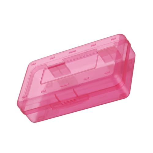 Homoyoyo Großes Kunststoff Federmäppchen mit Hoher Kapazität Stapelbarer Transparenter Stiftebox Organizer für Schüler und Büro Robuster und Bruchsicherer Stiftehalter mit Sicherem Deckel von Homoyoyo