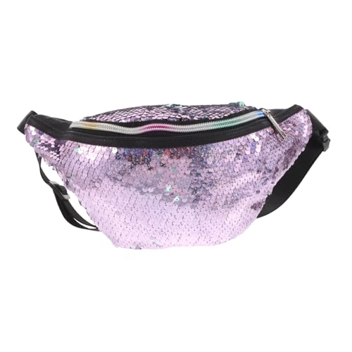 Homoyoyo Meerjungfrau Pailletten Bauchtasche Für Damen Multifunktionale Umhängetasche Und Schultertasche Für Und Partys Glänzende Gürteltasche Mit Verstellbarem Riemen von Homoyoyo