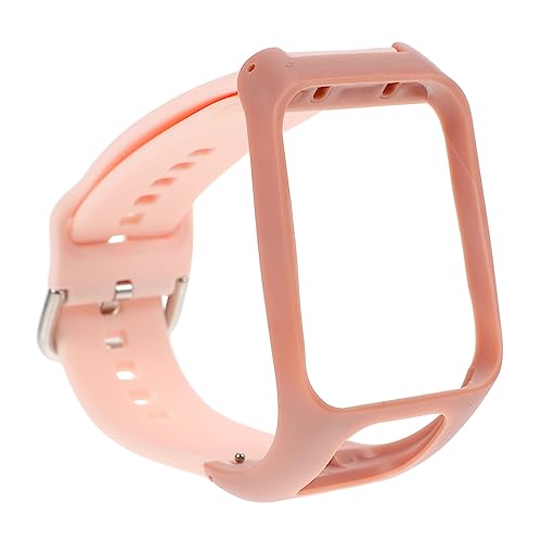 Homoyoyo Gurt Silikon Männer schauen zu Armbänder für Männer weiches Armband Ersatz-Uhrenarmband fitnesuhr fitnessuhren uhrenarmbänder Uhrenzubehör Armband für Uhr Anschauen Kieselgel Rosa von Homoyoyo